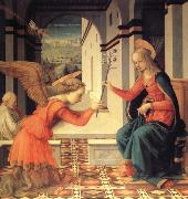 Fra Filippo Lippi The Annunciation with Donor Spain oil painting artist
